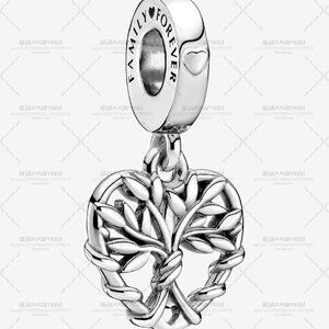 Pandora Heart Family Tree Dangle Charm